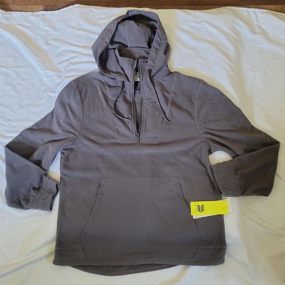 All in Motion Grey Family Fleece Top Size M